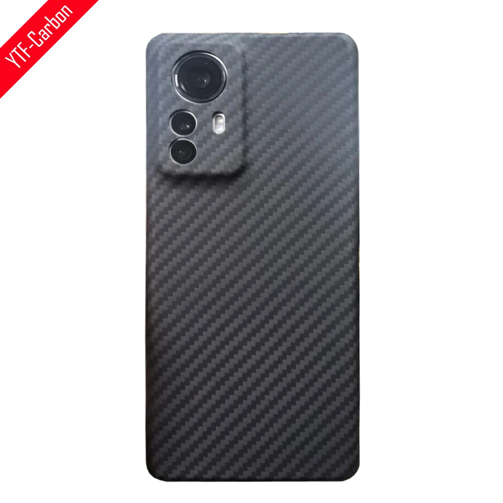 YTF-Carbon Real carbon fiber case For Xiaomi 12pro Case Ultra-thin anti-drop Aramid fiber Xiaomi 12x 12 phone hard Cover