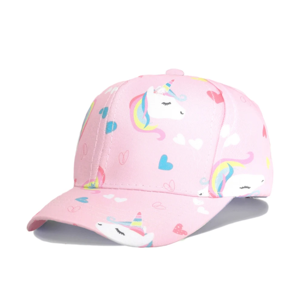 New Children\'s Kids Baseball Cap for Girl Boy Spring Summer Baby Sun Hat Printed Polyester Fiber Toddler Peaked Snapback Kепка