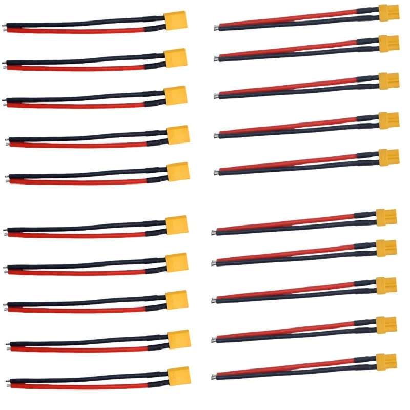 XT30 Mannelijke en Vrouwelijke Connector Plug Set met 16AWG Siliconen Draad voor FPV Drones RC Lipo Vaste Vleugel Batterij Verbindingen