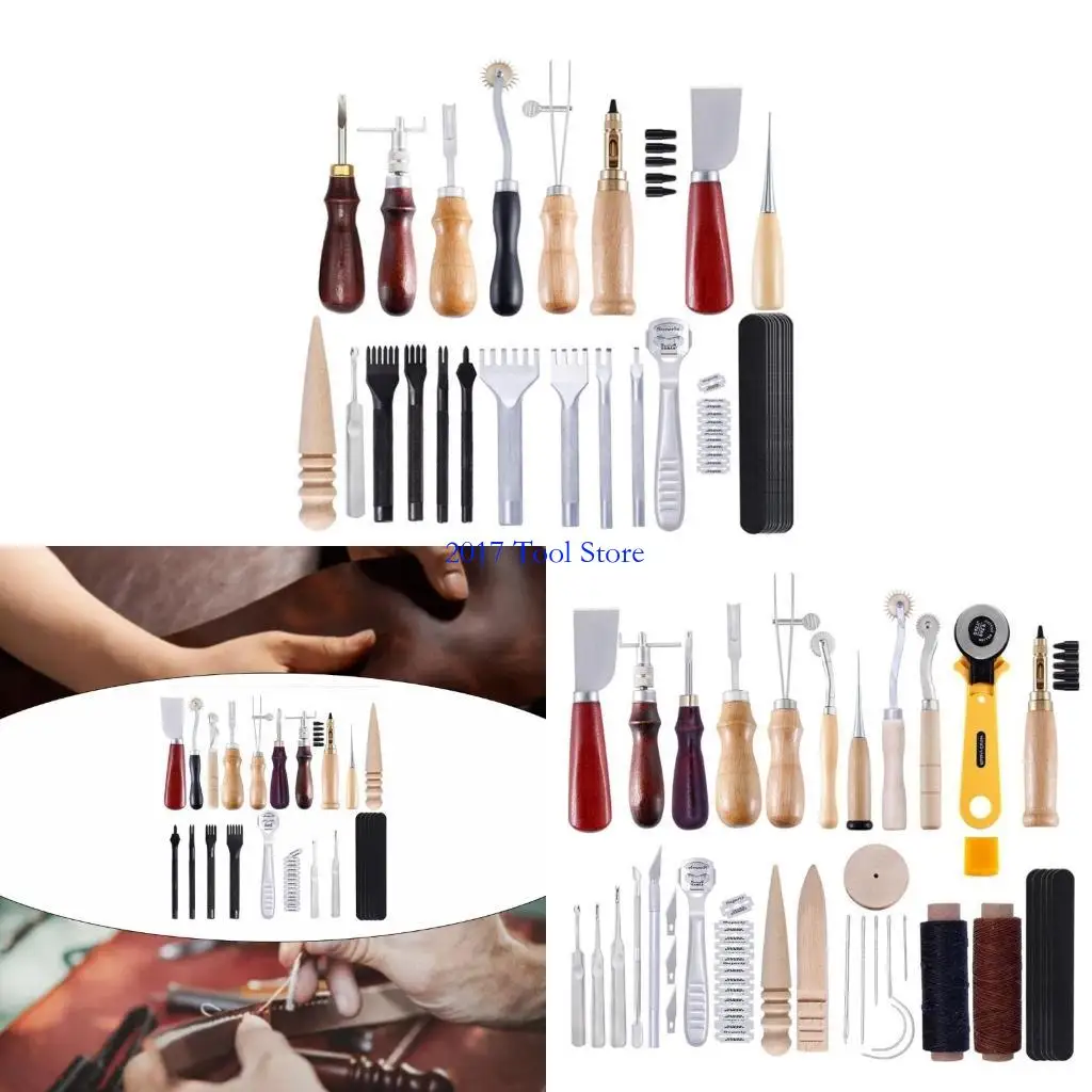 

K92A Кожаный ремесленник ручной инструмент набор ручной шва