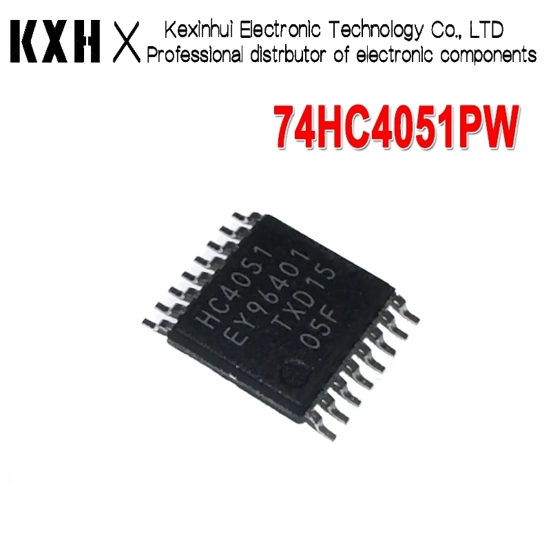 (10piece)100% New 74HC4051PW HC4051 74HC4052PW HC4052 74HC4053PW HC4051 74HC123PW HC123 TSSOP16 Chipset