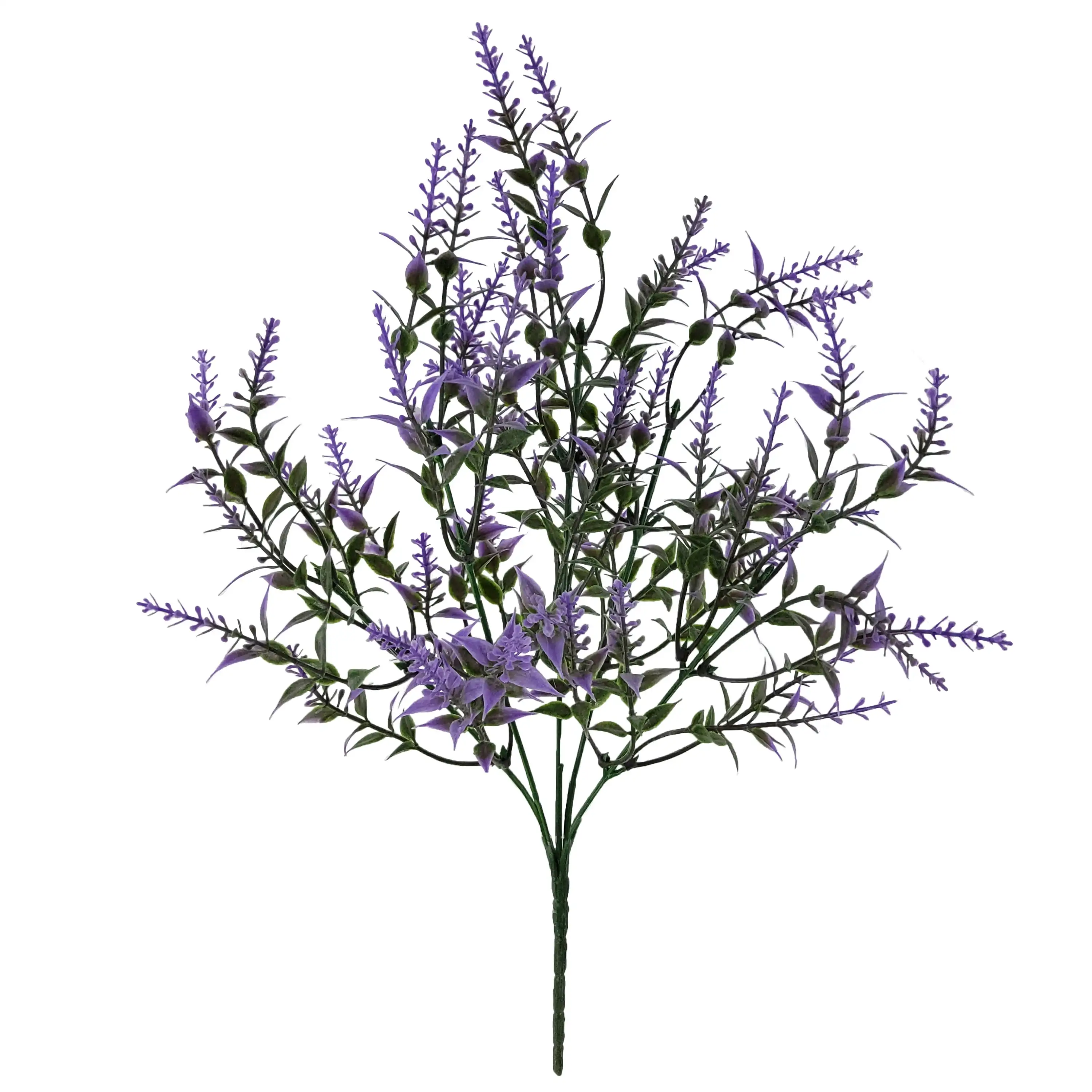 Indoor Artificial Flower Lavender Pick, Purple Color, Assembled Height 13.5"