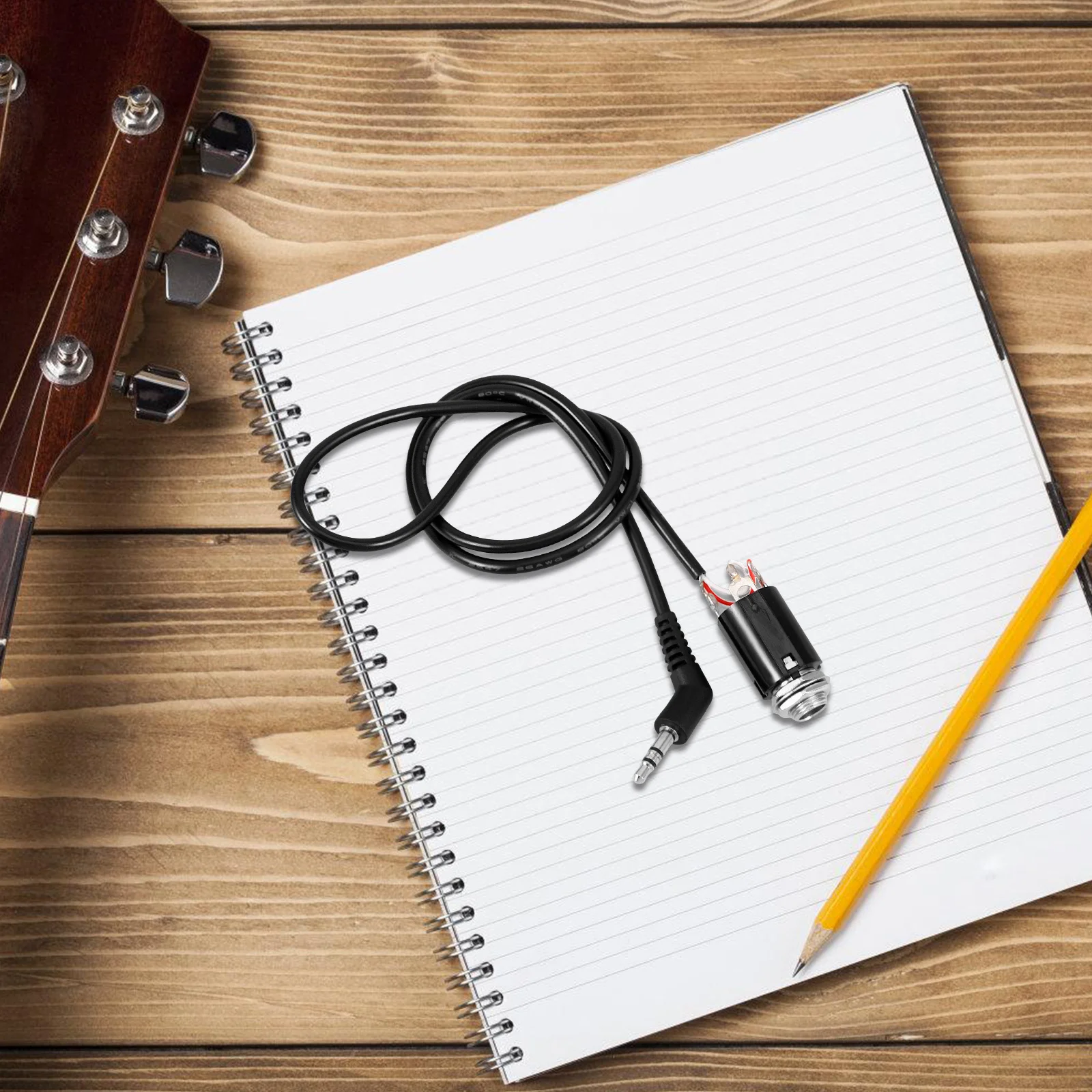

Guitar Cable Pickup Instrument Accessory Accessories Parts for Practicing Acoustic Connector System