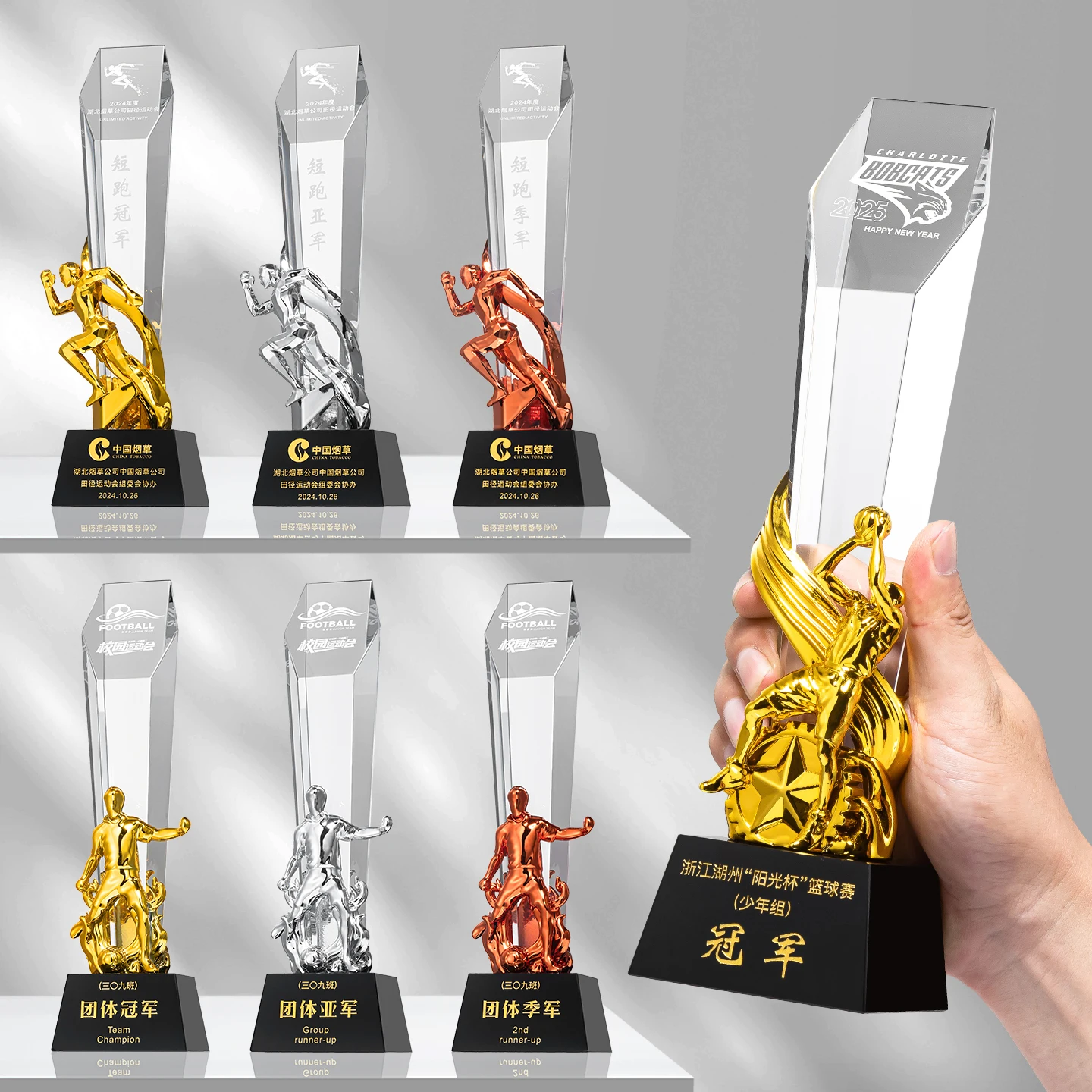 Lvshengifts 1pc Crystal Metal  - Badminton Cup ulasan dan harga