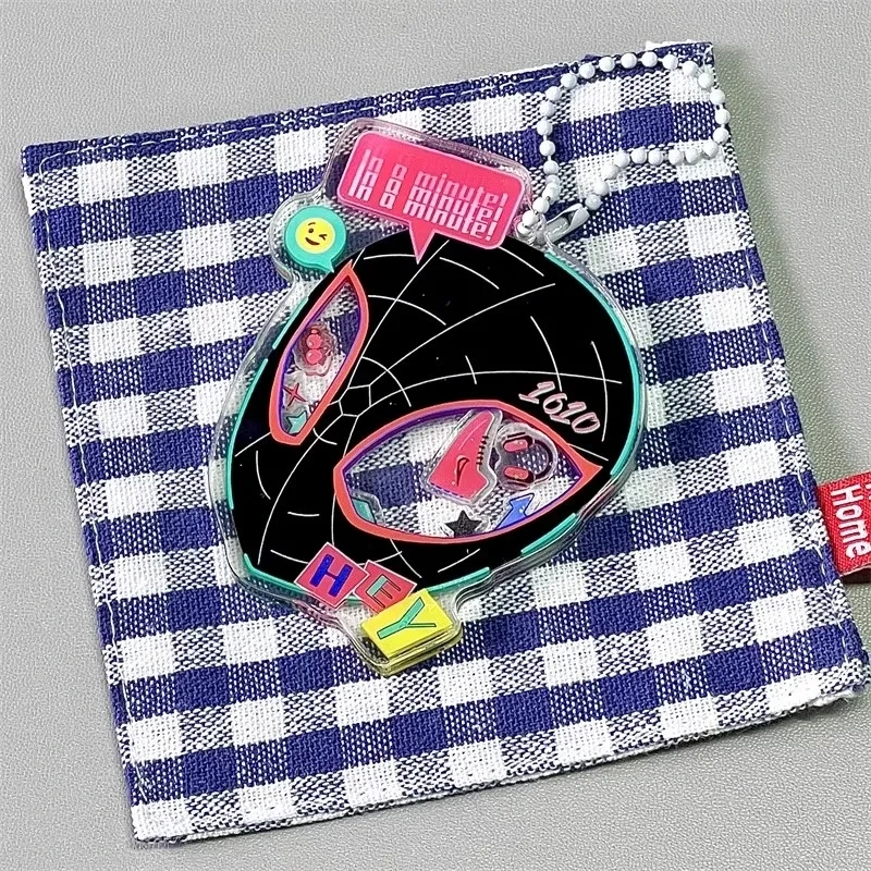 Spider-Man Into the Spider-Verse Gwen Stacy Cute Cartoon Shake keychain Kawaii Periphery Toy Backpack Pendant Lovely HolidayGift