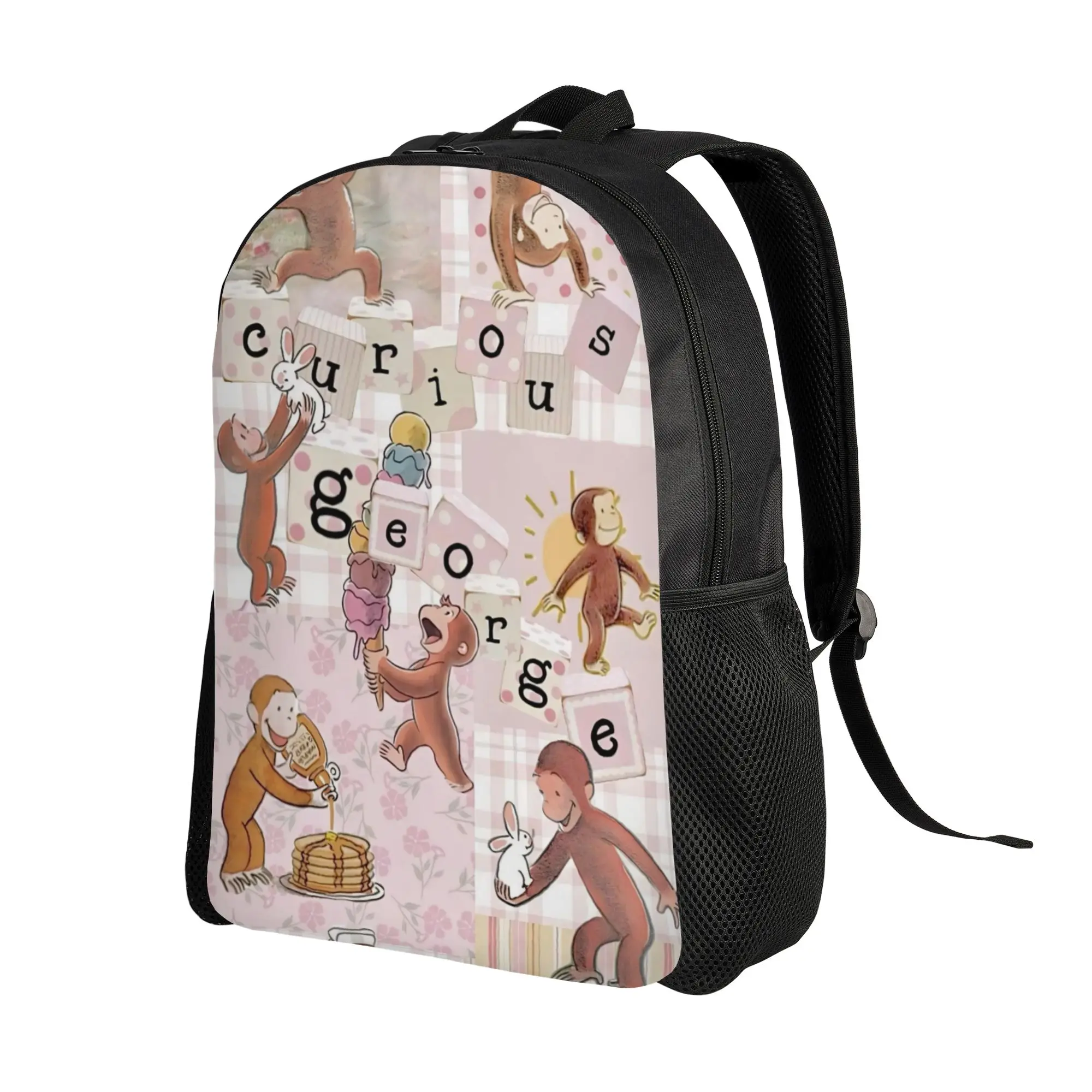 Curious George African Monkey  Little Kids Backpack for Girls Boys Toddler Cute Preschool Backpacks School Bags