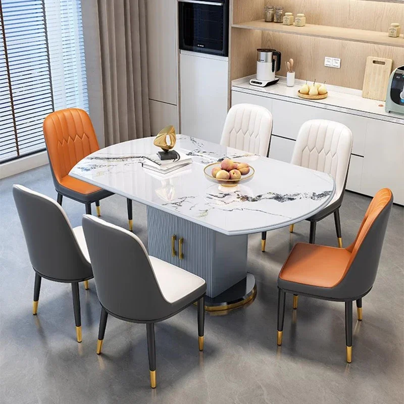 Furniture Luxury Coffe Tables Dining Dining Table of 4 Apartment ChairsType Extendable Coffee Mesas De Jantar Modern Kitchen