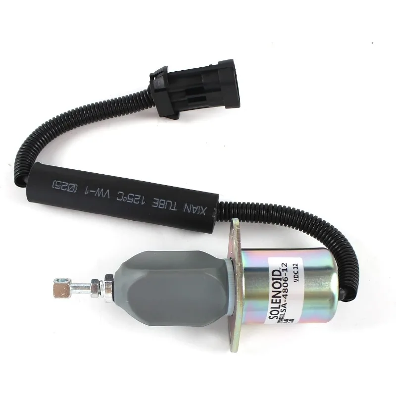 

Электромагнитный клапан остановки 12 В SA-4806-12 для двигателя Kubota V2203 KX161-2 KX101 KX151 B1550 F2000 Косилка Hayter T24 T224 T44