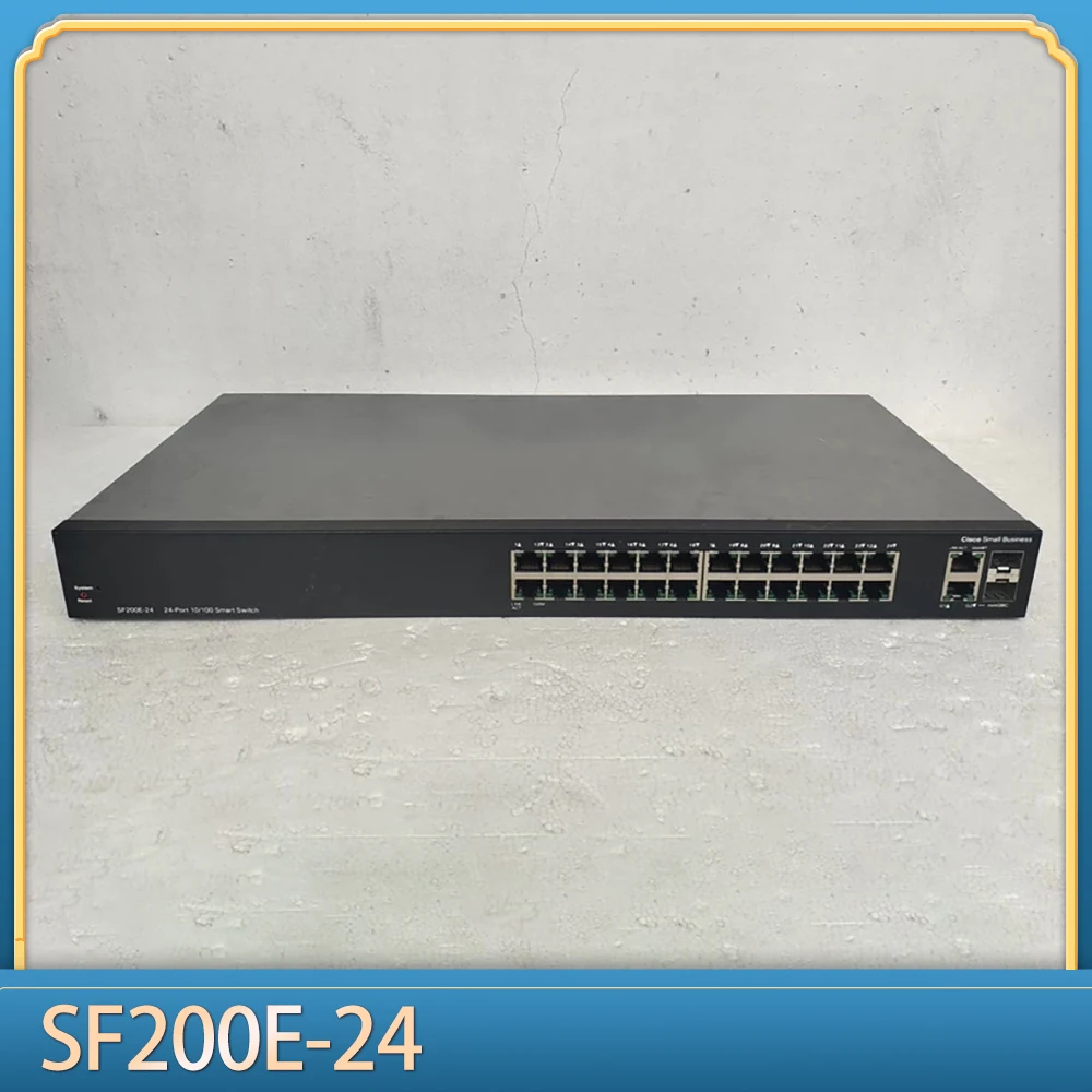 24-port 100M +2-port Gigabit SFP Management Switch SF200E-24