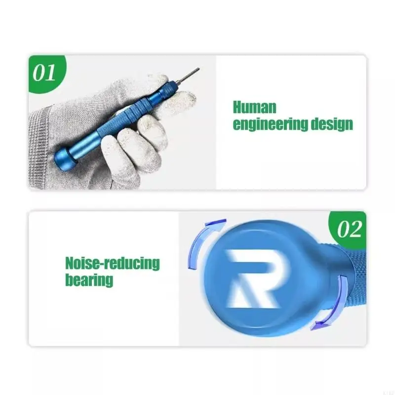 Repair Screwdriver Set for Phone and Tablet Service, Adjustable Driver with Piece Mount and 5 Steel Pieces for K1KF