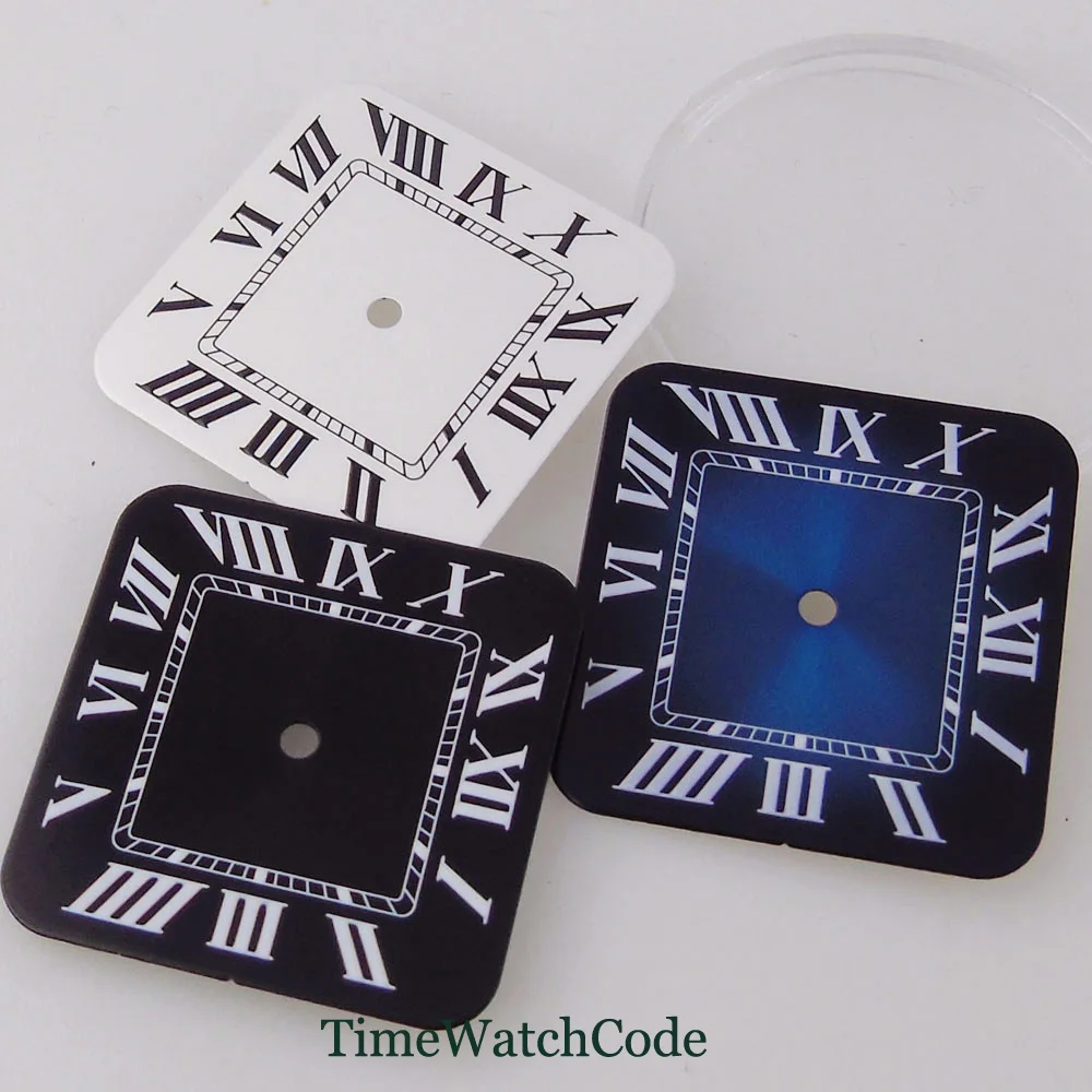 

27mm NH35 Watch Dial MOD Accessories for NH36 NH38 Automatic Movement Roman Numerals for SANTOS Model Replacement