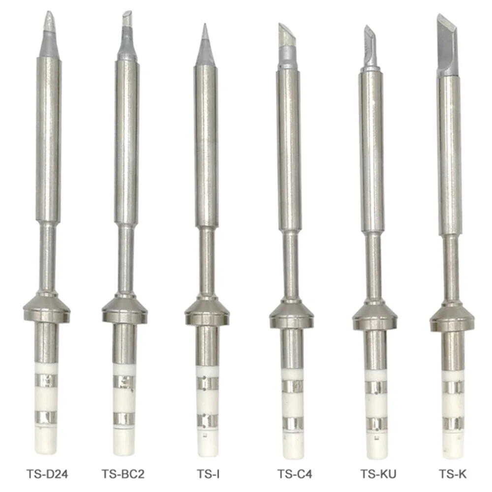 Imagem -03 - Ferro de Solda Ponta de Ferro de Solda Cabeça de Substituição b2 Bc2 c4 D24 k i ku Ils c1 Ferro de Solda sem Chumbo Acessórios Ts100