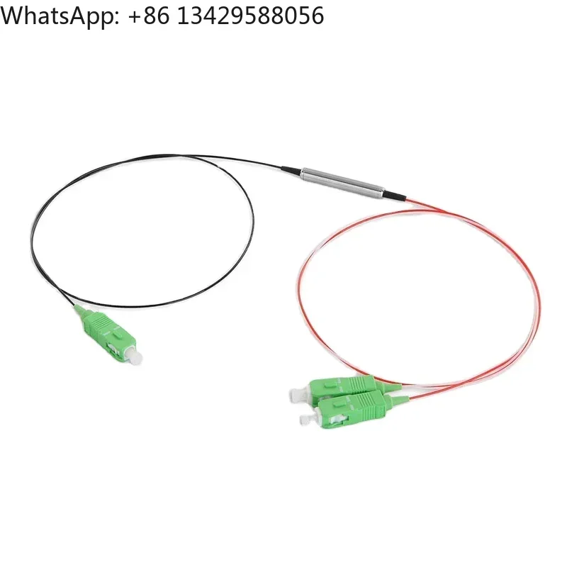 大口径600μm 1x2 SMA905カプラー FBT融着光ファイバスプリッター
