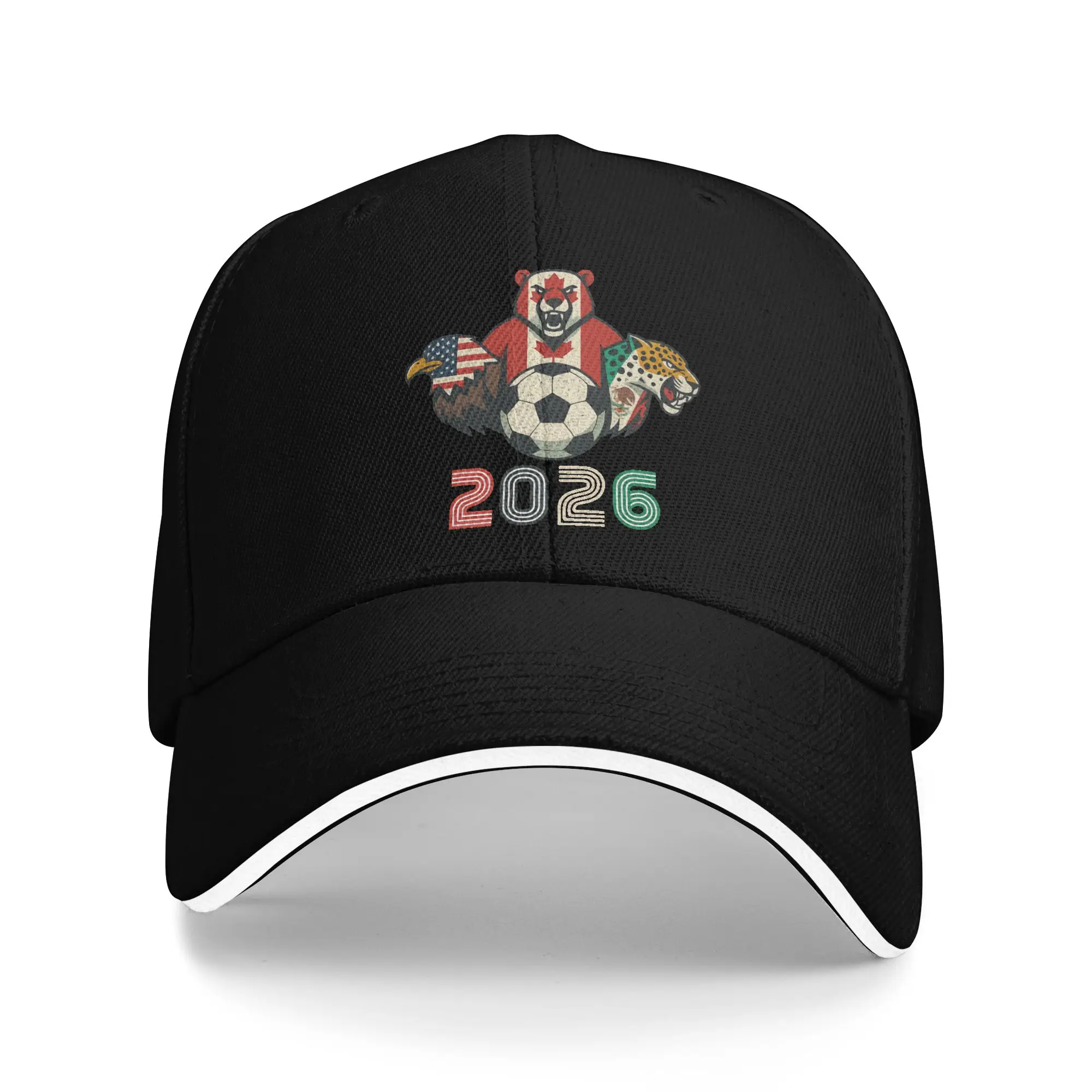 Women Men Usa Canada Mexico Soccer 2026 Outdoor Hat Football Match Sun Cap New Baseball Cap Sunscreen Sunshade