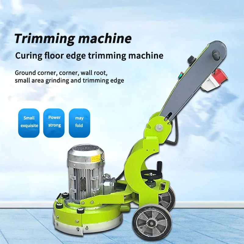 Foldable Epoxy Solidify Floor Trimming Machine Electric Cement Edging Grinder Ground Wall Corner Welt Grinding Polishing Tools