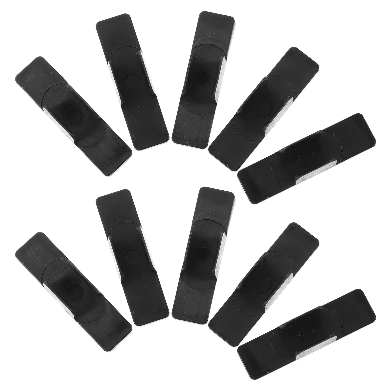 20Pcs Pen Holder Clips for Whiteboard Markers Self-Adhesive Plastic Pen Clamps Wall Mounted Office School Home Study Desk