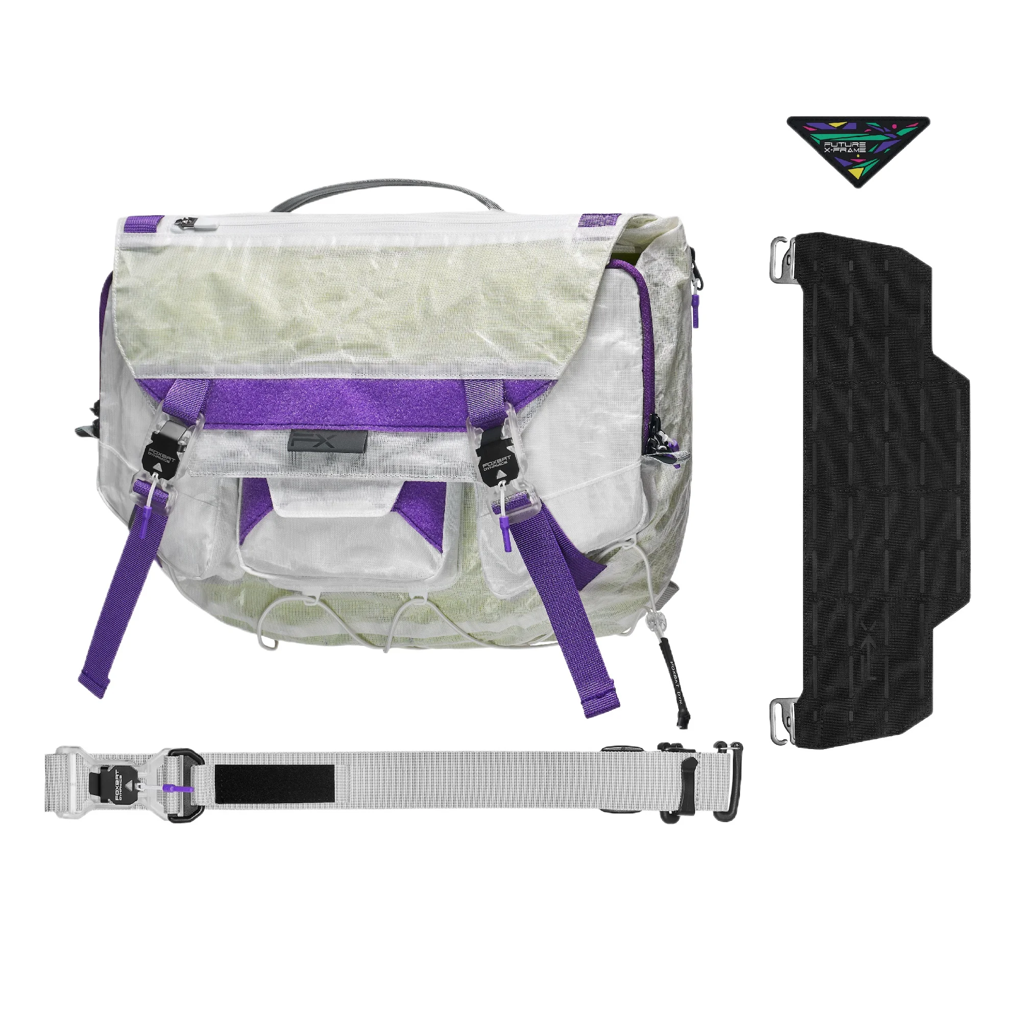 

FOXBAT FX1 ULTRA TX-95 High Ground Messenger Bag - Ultra-Lightweight 12L EDC Sling Pack with X-Pac & Ultra Fabric Options