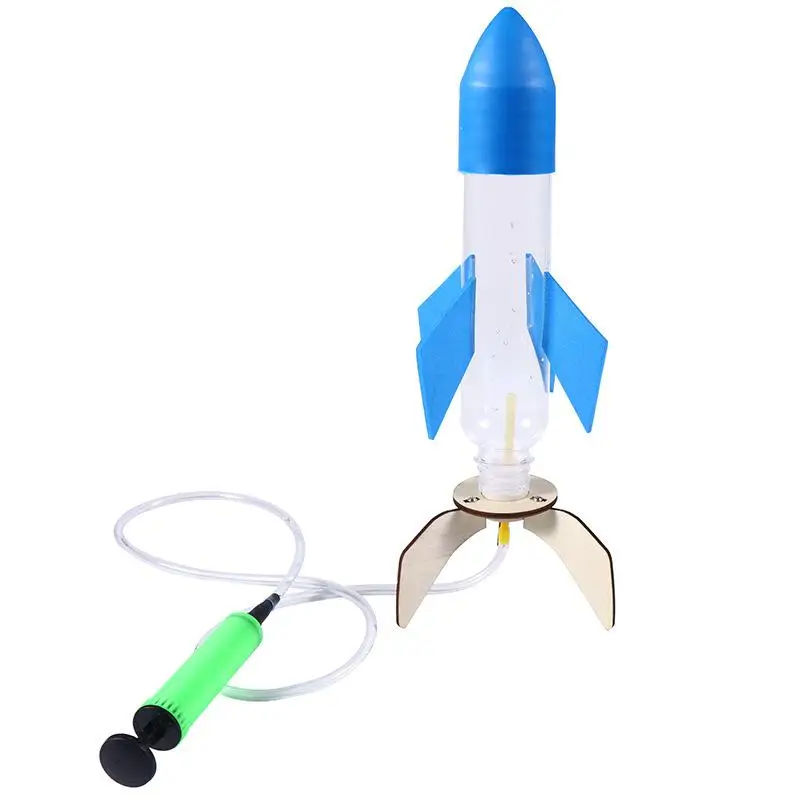 1Set Water Splash Rocket Outdoor Water Play Toy DIY Rocket Sprinklers Toys For Gift DIY Science Experiment Kit & Education Model