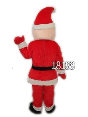 Nuovo adulto vendita calda schiuma bambola di babbo natale Fancy Cartoon mascotte Costume peluche natale Fancy Dress Halloween Mascot Costume