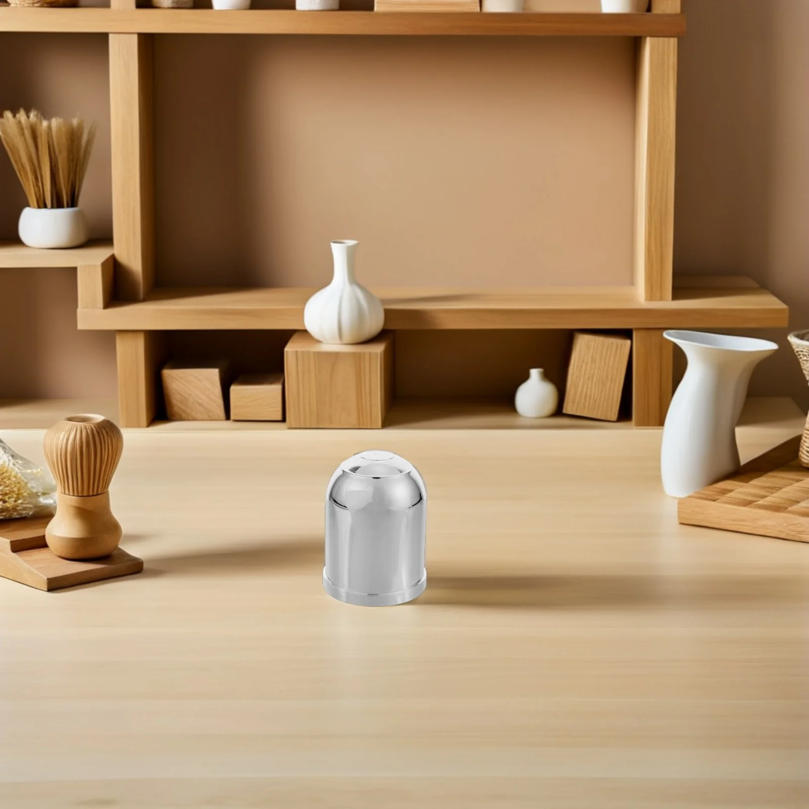 

2Pcs Trailer Hitch Ball Cover Durable Plastic Chrome Finish Tow Cap Secure Fit Tow Hitch Protector for Rv Suv Truck