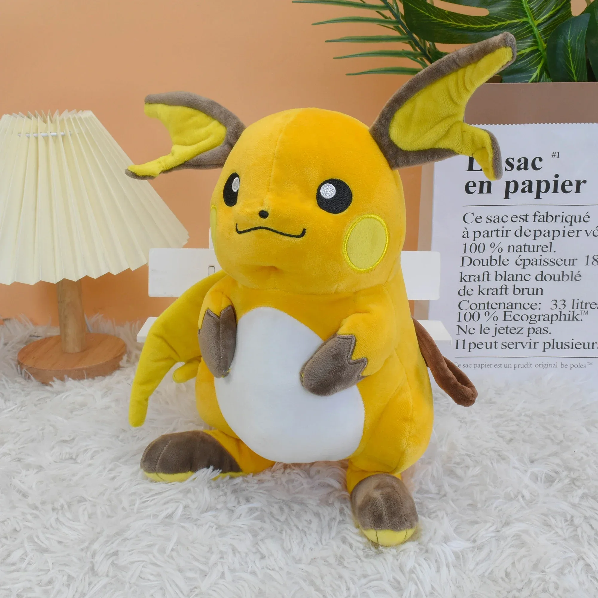 Kawaii Pokemon Peluche Pichu évolution Raichu Peluche poupée Pikachu Peluche décoration cadeau de noël pour enfants enfants