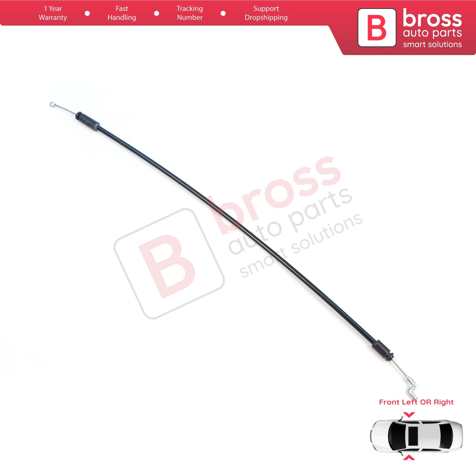 BDP1616 Voordeur Buitenhandgreep Slotontgrendelingskabel voor Renault Master MK3 Nissan NV400 X62 Vauxhall Opel Movano B 805030009R