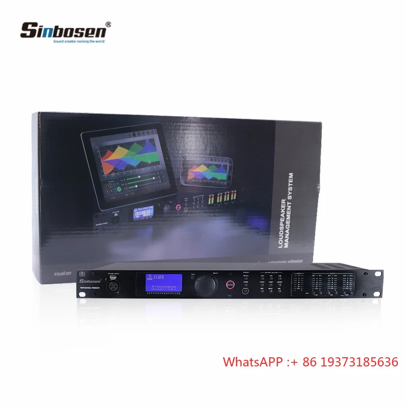 2x6 Digital DSP USA Local Stock Hot Sale Speaker Management System Built in Preset Audio Processor Professional