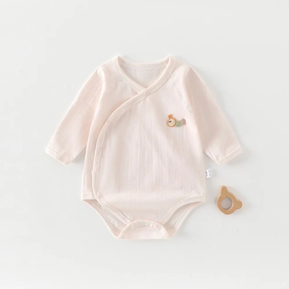 

Весенний комбинезон для новорожденных, тонкий дышащий летний комбинезон для девочек, комбинезон с коротким рукавом и шортами, 0-18 месяцев