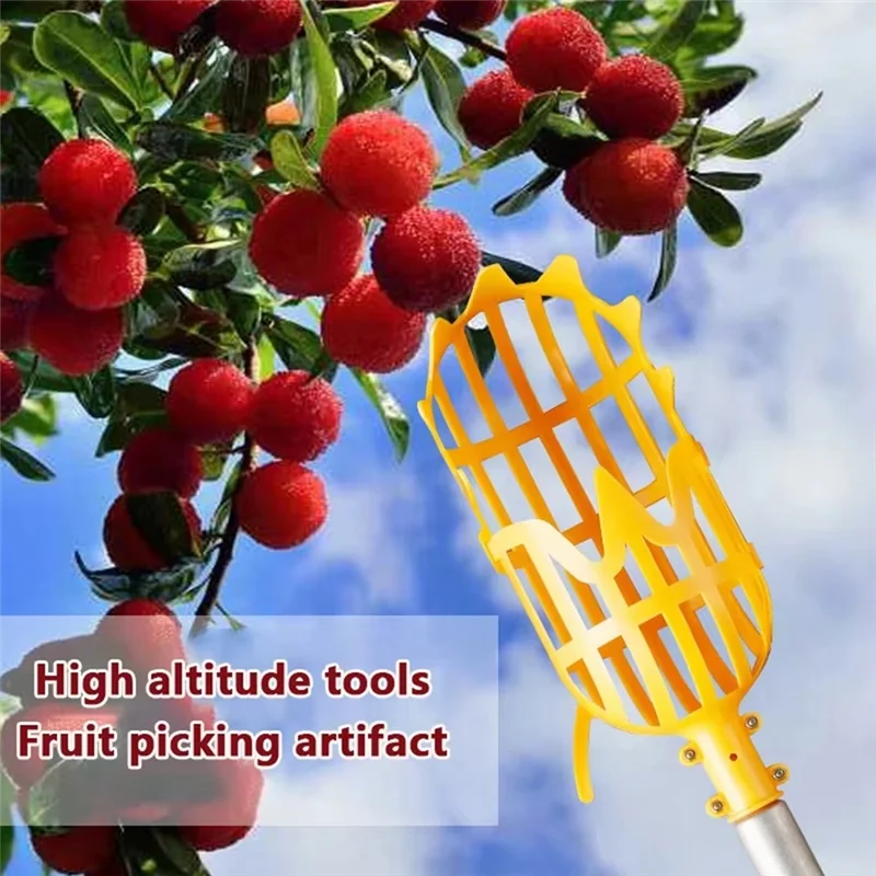 M11K-Loquat Picking Raisin Picking Tools Flower Basket Fruit Picking Head Fruit Picking Tools High Altitude Fruit Picker
