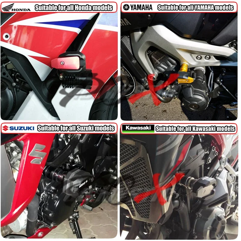 For SUZUKI DL 250 650 1000 V-STROM SFV GLADIUS Motorcycle Falling Protection Frame Slider Fairing Guard Anti Crash Pad Protector