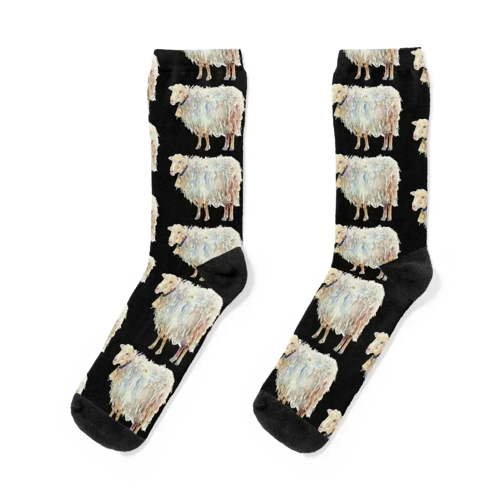 

Wooly Sheep Socks christmas gift gifts bright garter crazy Mens Socks Women's