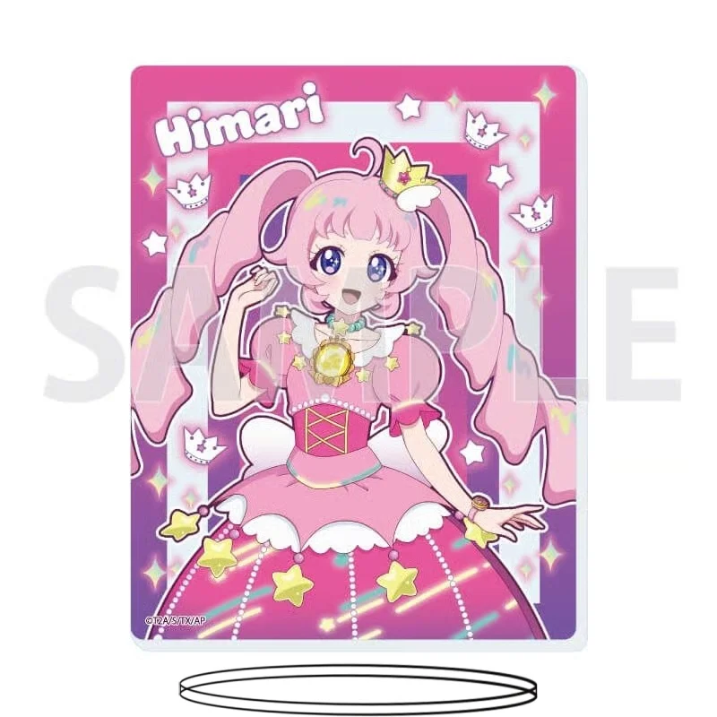 Anime Himitsu no AiPri Acrylic Stand Model Plate Keychains Cosplay Himari Aozora Mitsuki Hoshikawa Tsumugi Desk Decor