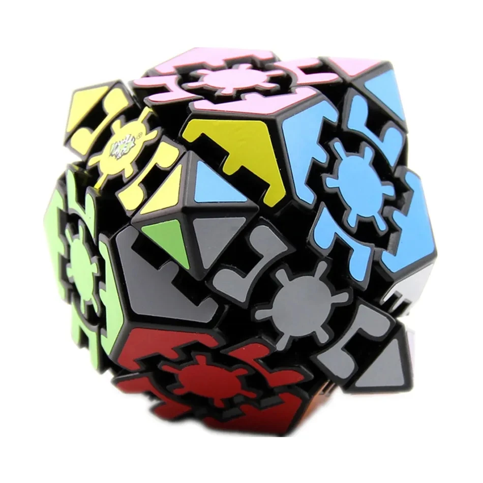 LanLan Fun Gear Rhombohedral Dodecahedron Magic Cube Professional Speed Puzzle Cubo Magico Educational Toys Christmas Gifts