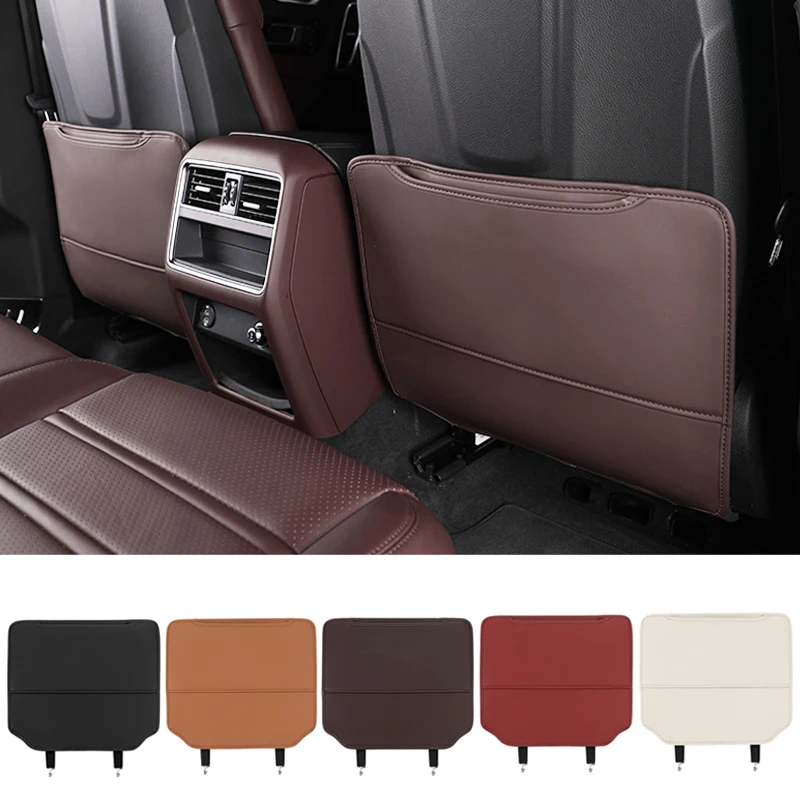 2PCS Car Seat Back Protector Anti-Kick Mats Anti Dirty Pad For Mercedes Benz AMG A C E Class W201 W210 W108 W204 W205 W203 W211