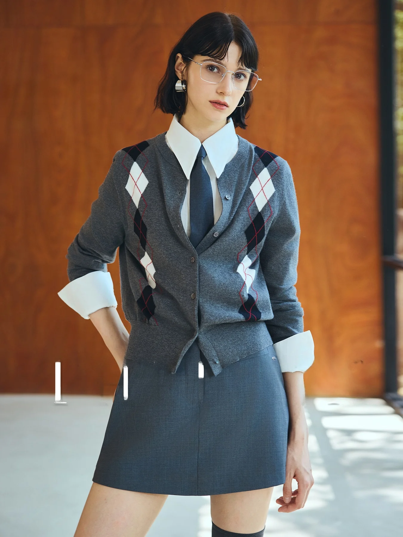 

the Diva Vintage Suit ort Skirt Pants Exquisite Wool Side Zipper Commute A-Line Long Pants Skirt Polyester Cotton Wool Blend