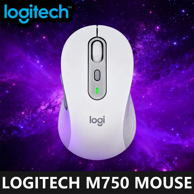 

Беспроводная Bluetooth-мышь Logitech M750/M650/M650L для офисного использования, тихие и маленькие/большие ноутбуки
