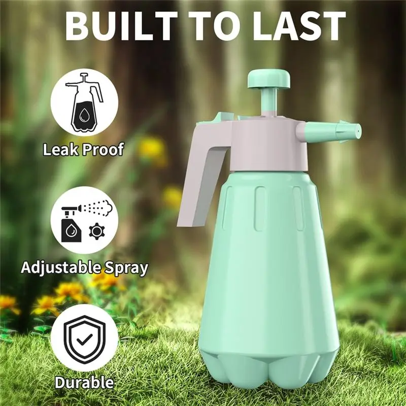 ABWZ-Pump Sprayer 1/2 Gallon,Pressure Water Spray Bottle With Multi-Functional Nozzle,For Plants And Other Cleaning Solutions Du