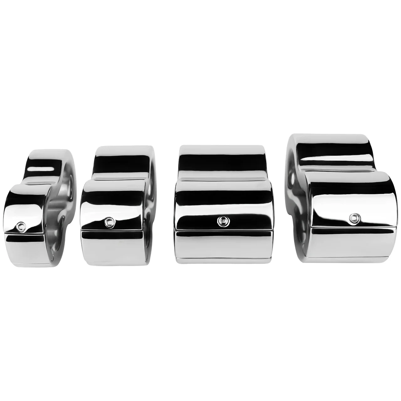 Stainless Steel Semen Lock Ring Scrotum Stretcher Heavy Metal Testicle Weight Ring Delay Ejaculation Penis Exerciser