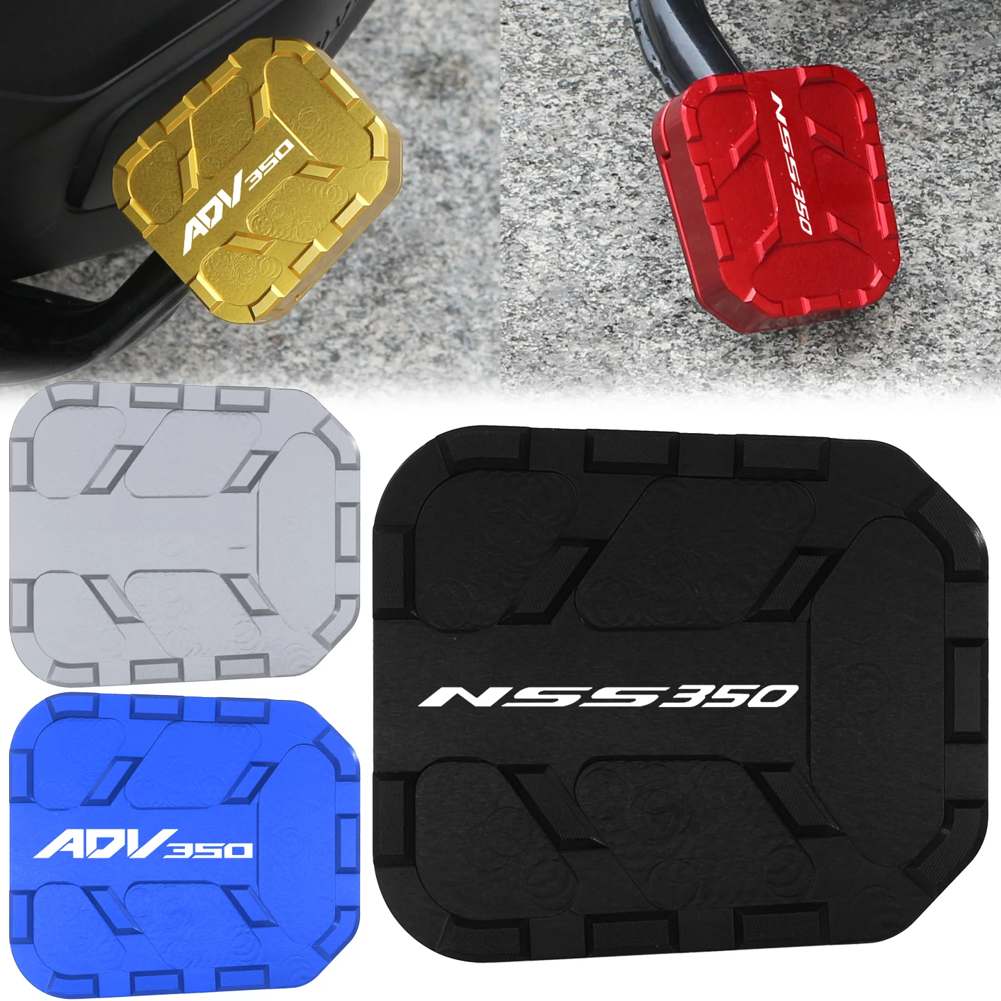 Main Large Support Frame Widened Mat Enlarger Pad Side Bracket Motorcycle Accessories For HONDA ADV350 FORZA 350 NSS350 ADV 350