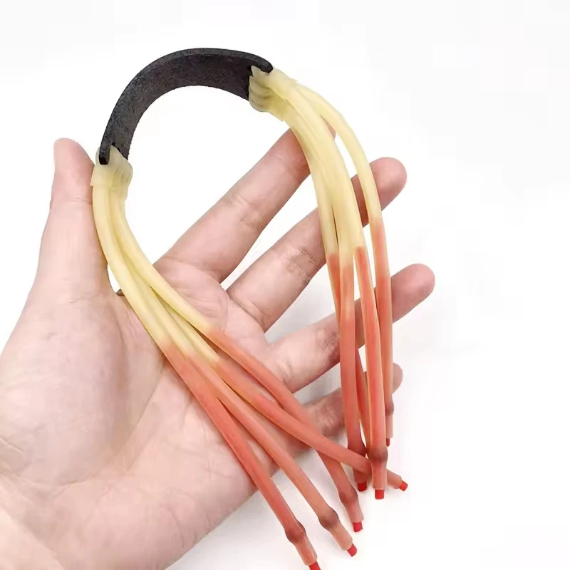 1Pcs High-elasticity 6/8-strand Strong Latex Rubber Band 2055-1745 Cold-resistant Elastic Band Outdoor Competitive Shooting