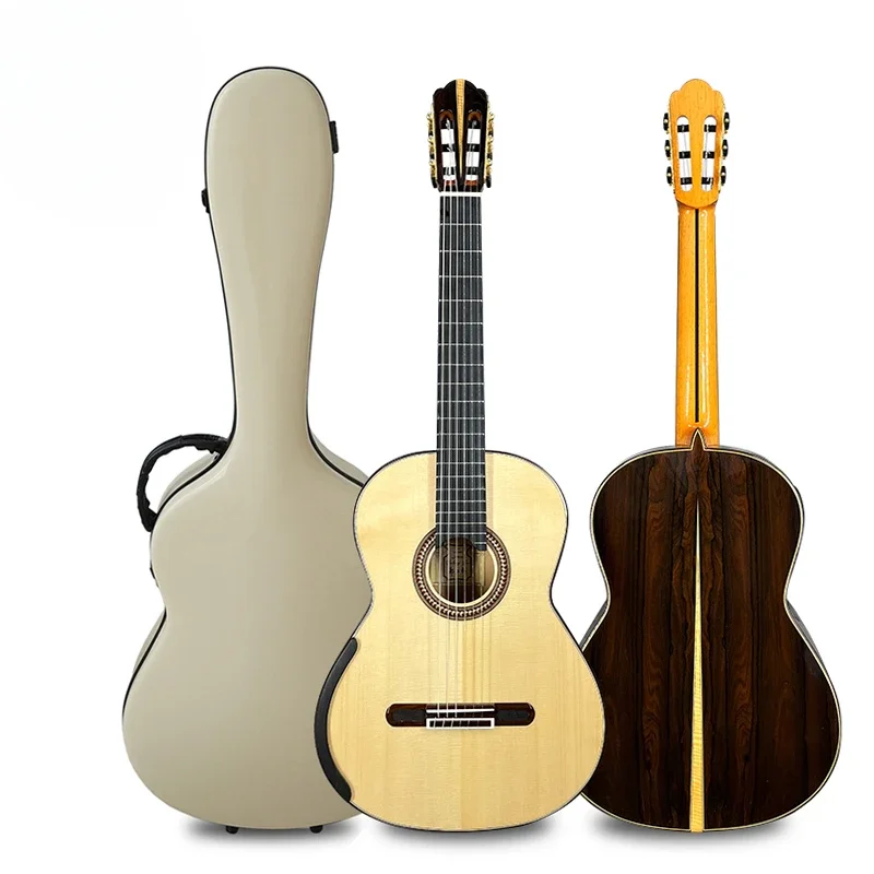

Aiersi Yulong Guo Handmade Double Top Classical Guitar Concert Model