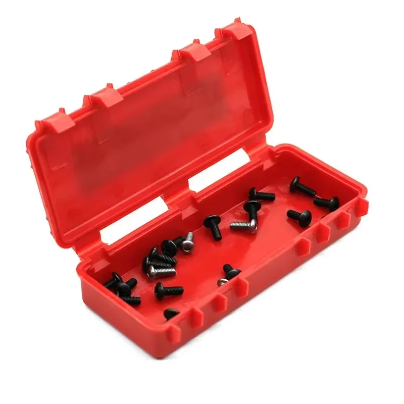 1/10 RC Model Mini Simulation Safety Equipment Box, Scale Tool Storage Case Decor for SCX10 TRX4 D90 RC Crawler Roof Rack Dioram