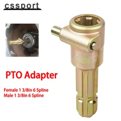 PTO Adapter Female 1 3/8in 6 Spline Male 1 3/8in 6 Spline PTO Extender For Up to 70HP Tractor TH-1046A-G