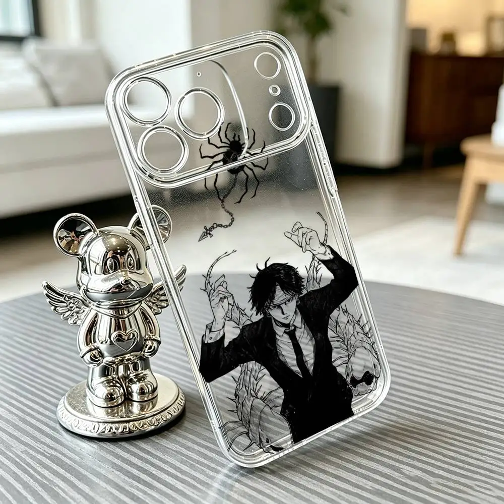 H-Hunter Chrollo L-Lucilfer  Phone Case Transparent Silicone Soft For iPhone 17 16 15 14 13 12 11 Mini Pro Max Plus view 3