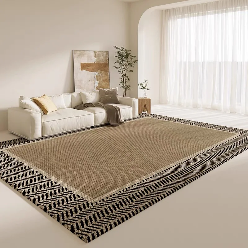 VIKAMA – tapis en flanelle de Style Antique français, pour chambre à coucher, salon, bureau, canapé, coussin de sol, chevet, facile d'entretien, décorations pour la maison