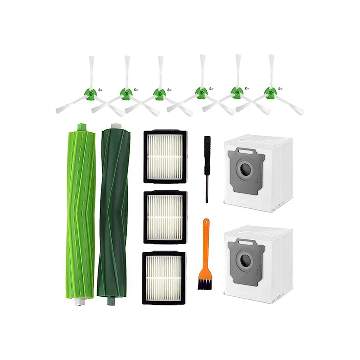 مناسبة لملحقات الروبوت كيس الغبار I7 I7 + E5 E6 I3 ملحقات مرشح الفرشاة الجانبية للفرشاة الرئيسية