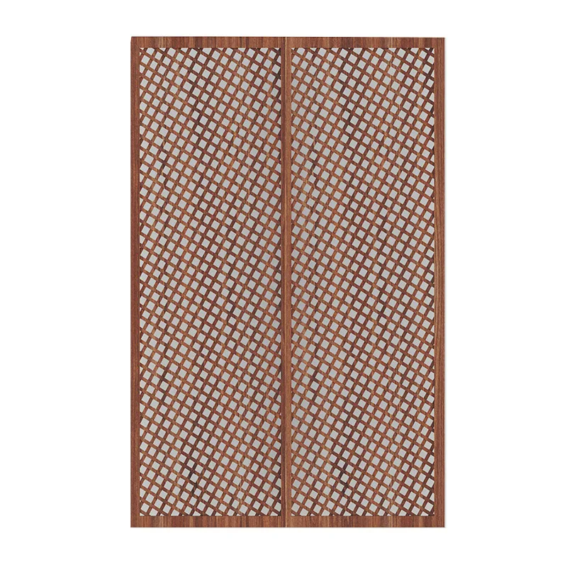 Anti-corrosion wood fence, grid trellis, plant trellis, fence, climbing vine frame, garden partition fence, outdoor courtyard fe