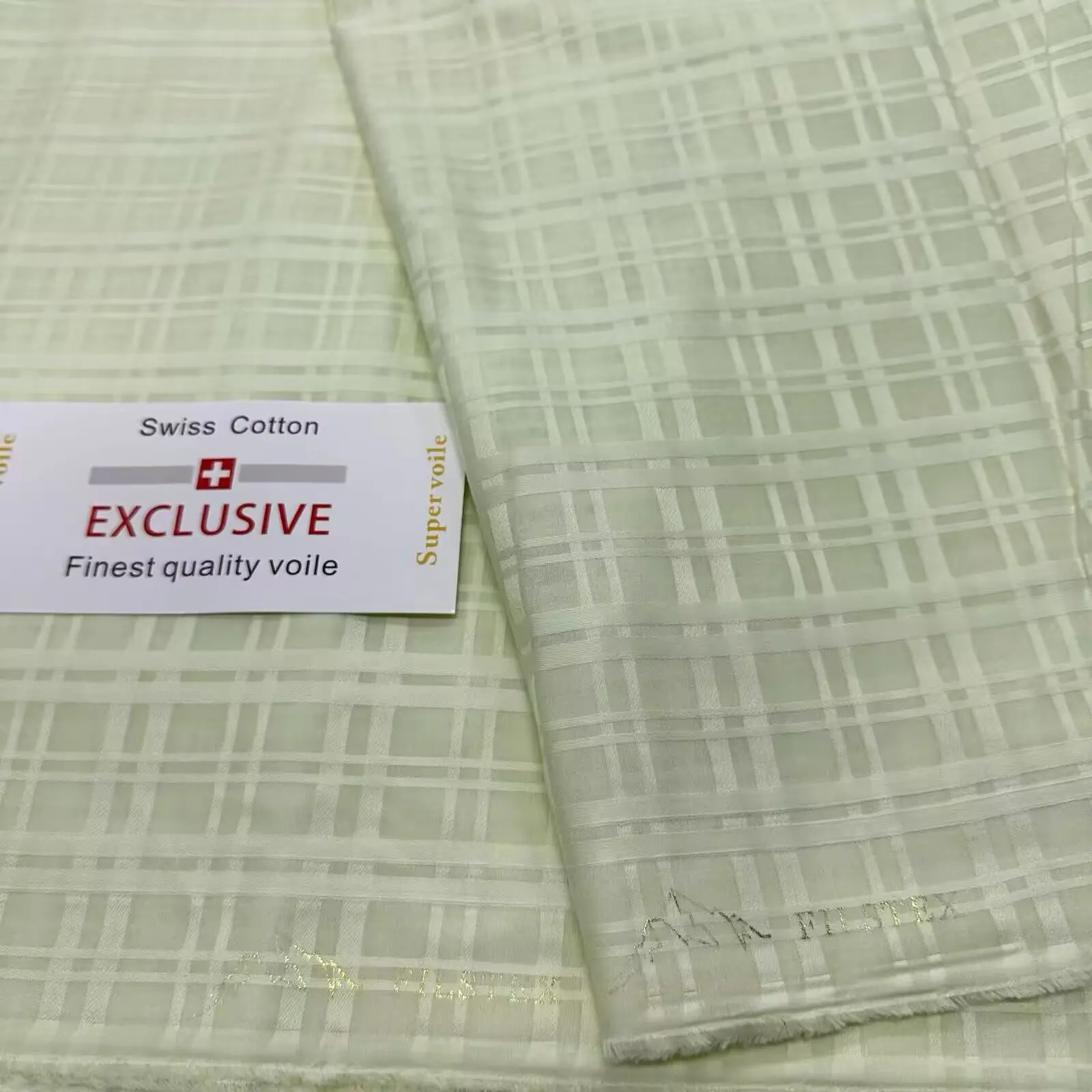 5 Yards African Soft Atiku Fabric For Men Suit Making Swiss Material 100% Cotton For Senator Wear Clothes Party 16A53