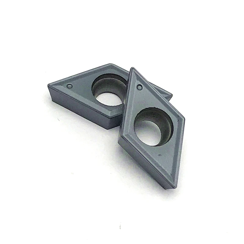 DCMT070204 NN LT10 كربيد إدراج الداخلية تحول أداة قطع معدنية أداة تحول إدراج التصنيع باستخدام الحاسب الآلي عالية الجودة PVD مخرطة أداة