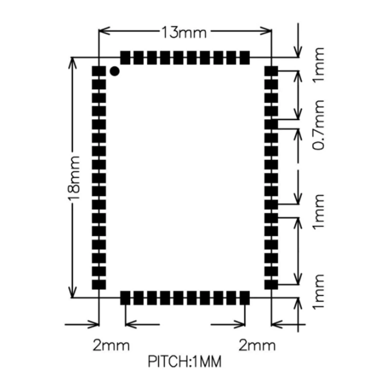 Módulo Bluetooth BTM525 QCC5125 LDAC APTX-HD APTX-LL I2S IIS SPDIF Módulo sem fio Módulo Bluetooth